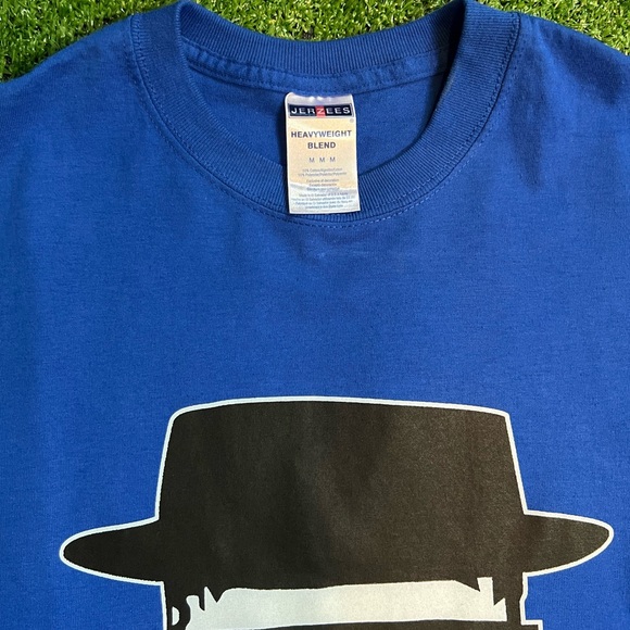 Vintage Breaking Bad TV Series Custom Heisenberg Tee Blue Medium - Picture 3 of 4